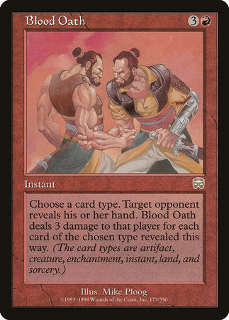 Blood Oath [Mercadian Masques] | Good Games North