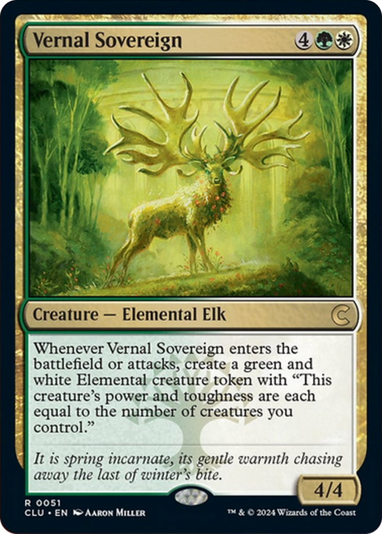 Vernal Sovereign [Ravnica: Clue Edition] | Good Games North