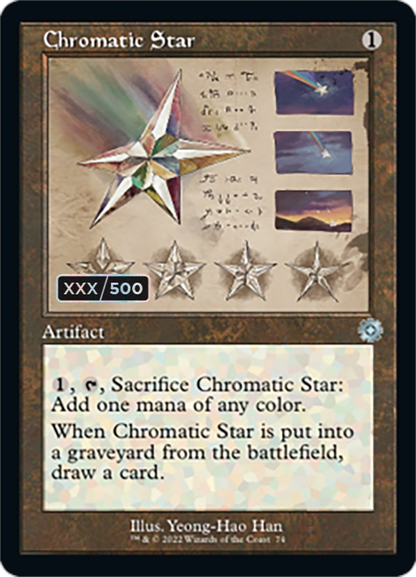 Chromatic Star (Retro Schematic) (Serial Numbered) [The Brothers' War Retro Artifacts] | Good Games North