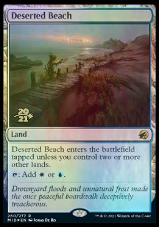 Deserted Beach [Innistrad: Midnight Hunt Prerelease Promos] | Good Games North