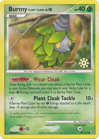 Burmy Plant Cloak (78/132) [Countdown Calendar Promos] | Good Games North