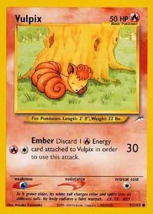 Vulpix (91/105) [Neo Destiny Unlimited] | Good Games North