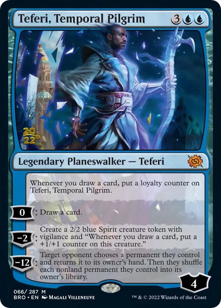 Teferi, Temporal Pilgrim [The Brothers' War: Prerelease Promos] | Good Games North
