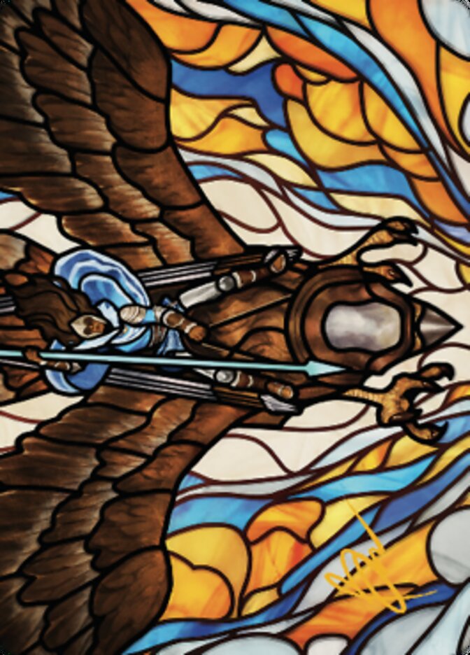 Tura Kennerud, Skyknight Art Card (Gold-Stamped Signature) [Dominaria United Art Series] | Good Games North