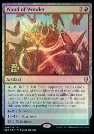 Wand of Wonder [Commander Legends: Battle for Baldur's Gate Prerelease Promos] | Good Games North