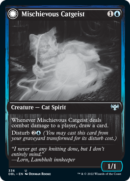 Mischievous Catgeist // Catlike Curiosity [Innistrad: Double Feature] | Good Games North