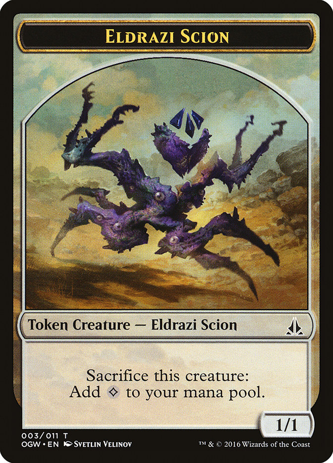 Eldrazi Scion (003/011) [Oath of the Gatewatch Tokens] | Good Games North