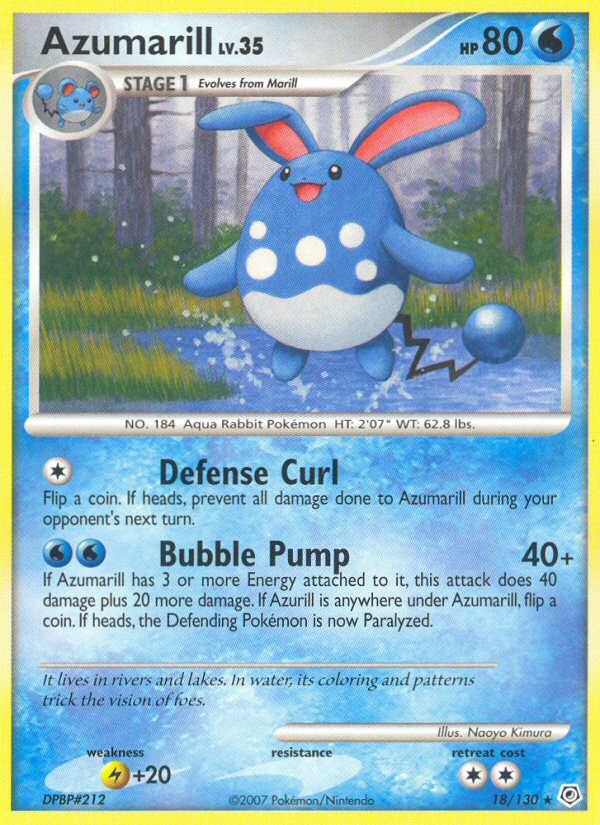 Azumarill (18/130) [Diamond & Pearl: Base Set] | Good Games North