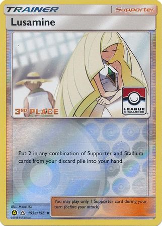 Lusamine (153a/156) (League Challenge Alt Art 3rd Place) [Sun & Moon: Ultra Prism] | Good Games North