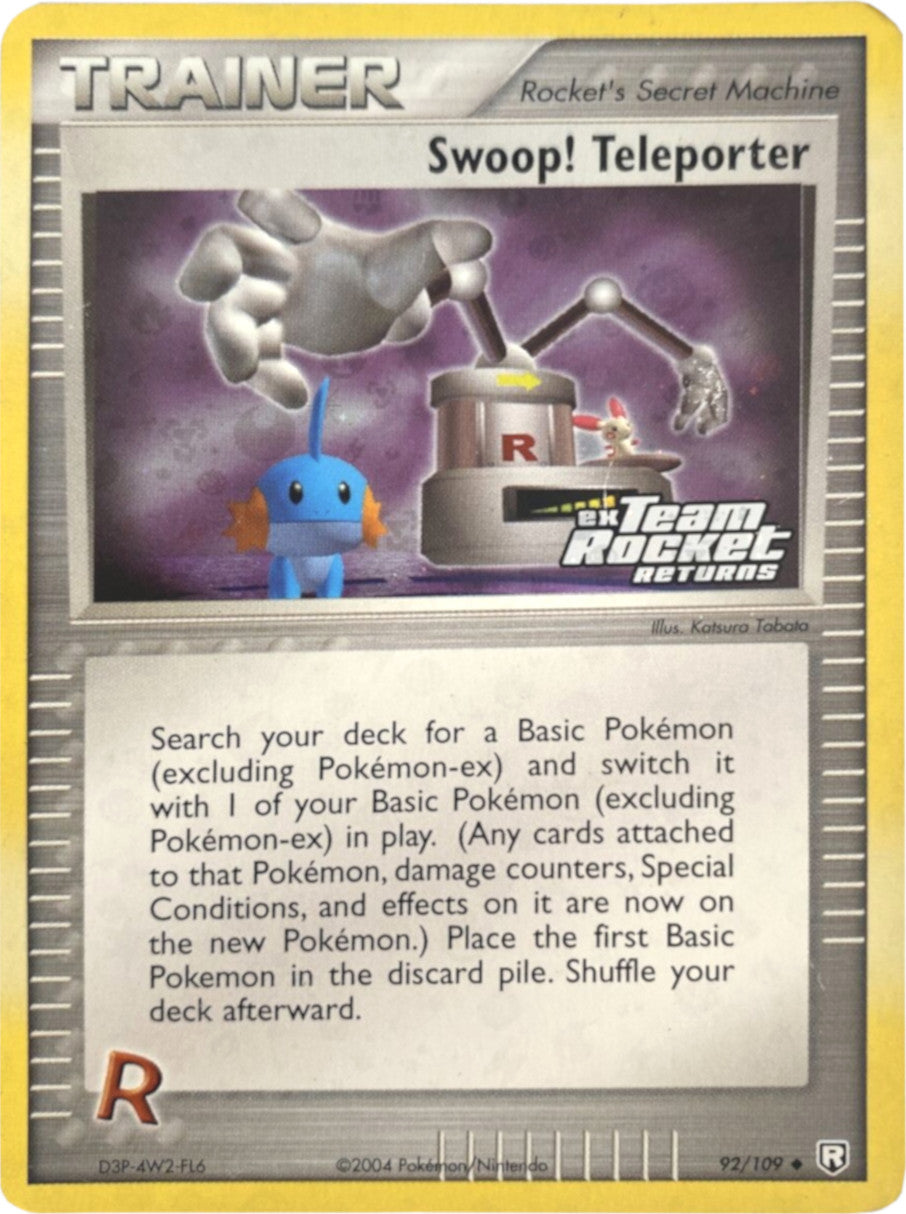 Swoop! Teleporter (92/109) (Stamped) [EX: Team Rocket Returns] | Good Games North