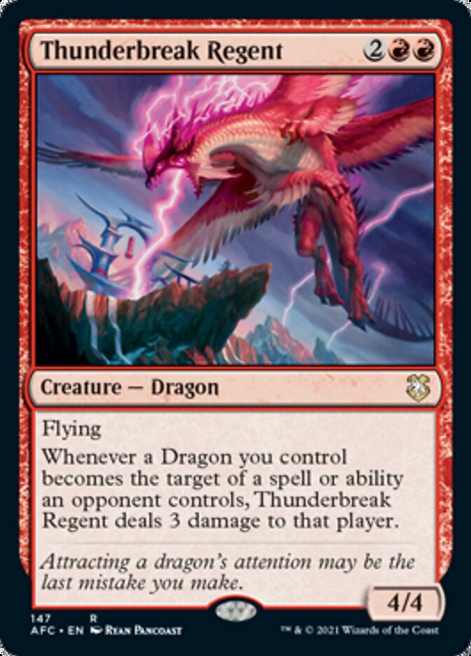 Thunderbreak Regent [Dungeons & Dragons: Adventures in the Forgotten Realms Commander] | Good Games North