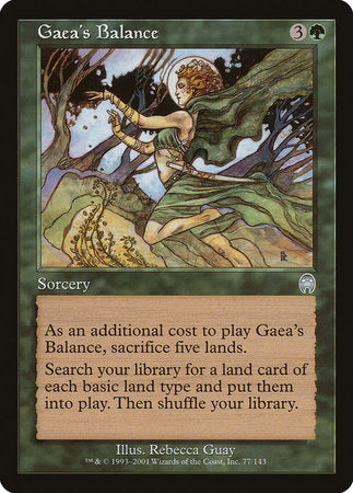 Gaea's Balance [Apocalypse] | Good Games North