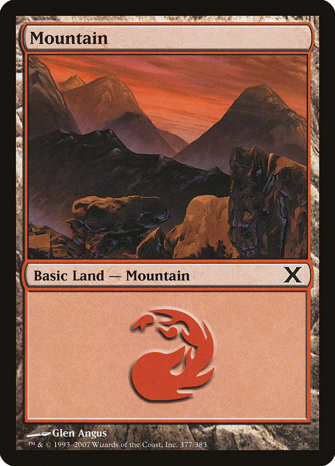 Mountain (377) [Tenth Edition] | Good Games North