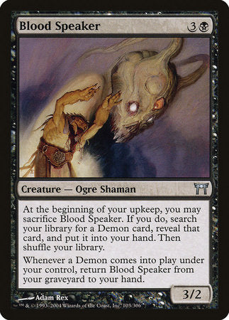 Blood Speaker [Champions of Kamigawa] | Good Games North