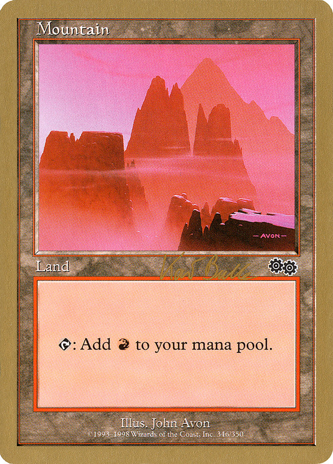 Mountain (kb346) (Kai Budde) [World Championship Decks 1999] | Good Games North