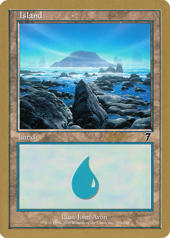 Island (shh334) (Sim Han How) [World Championship Decks 2002] | Good Games North