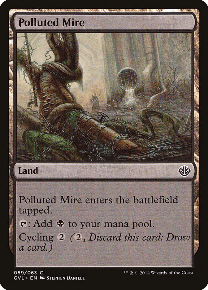 Polluted Mire (Garruk vs. Liliana) [Duel Decks Anthology] | Good Games North