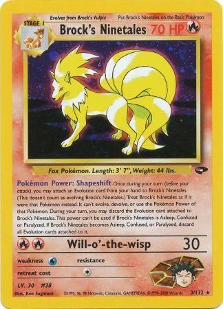 Brock's Ninetales (3/132) [Gym Challenge Unlimited] | Good Games North