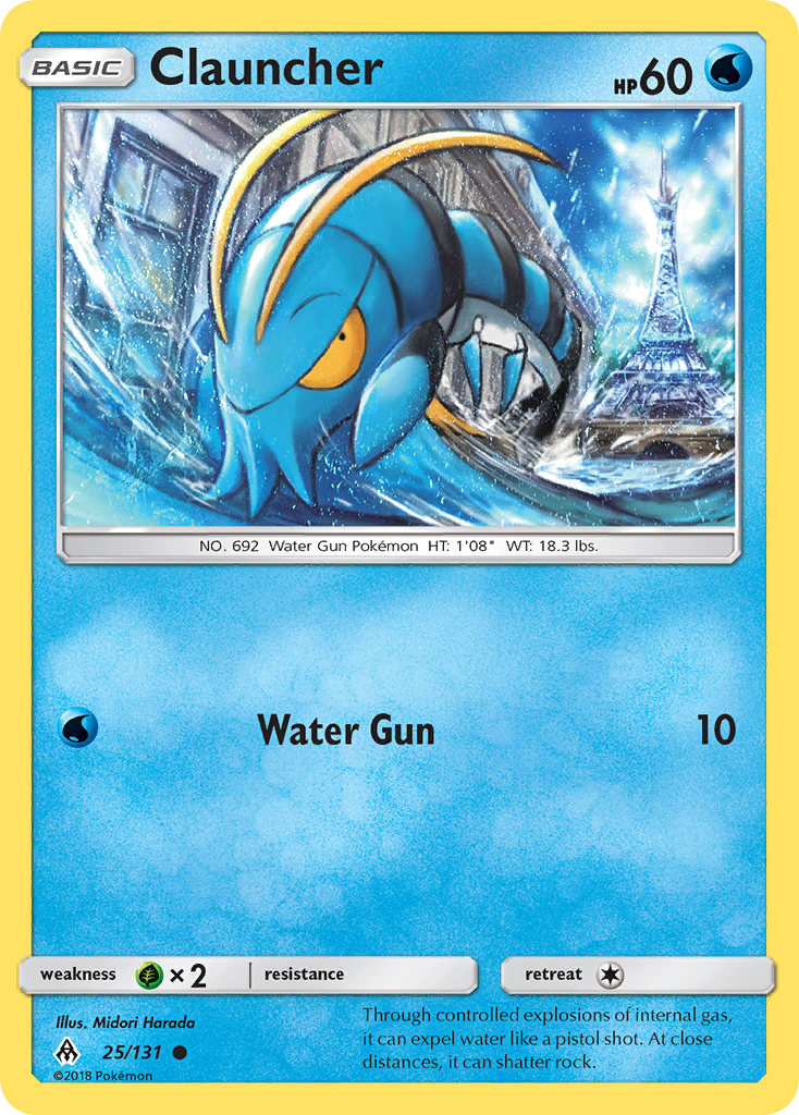 Clauncher (25/131) [Sun & Moon: Forbidden Light] | Good Games North