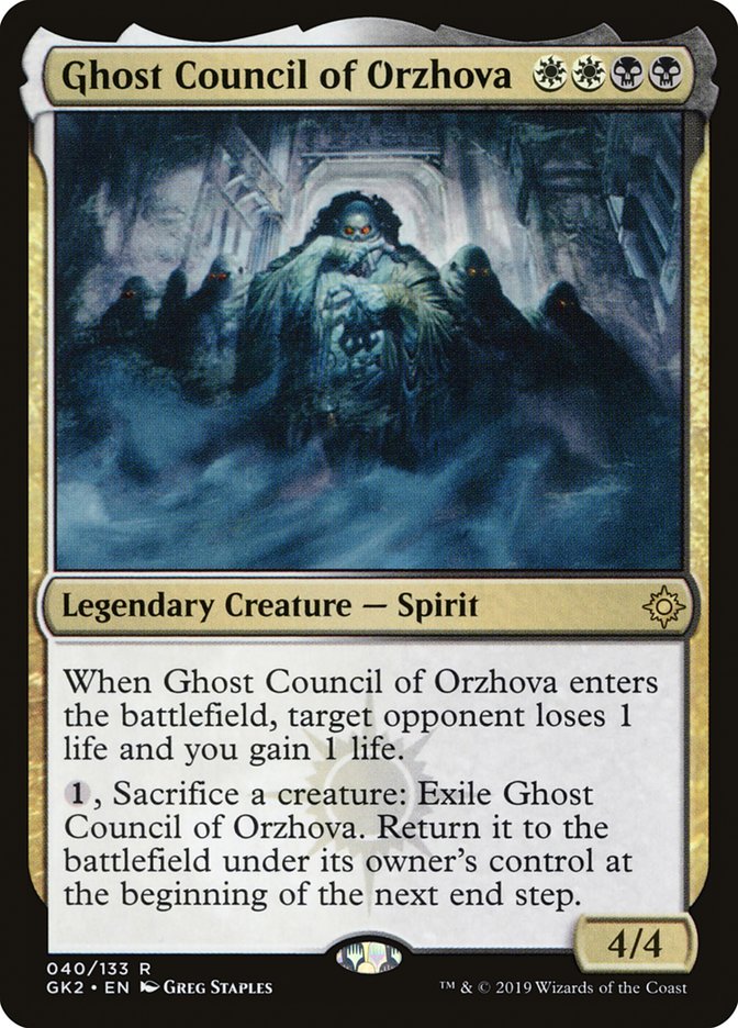 Ghost Council of Orzhova [Ravnica Allegiance Guild Kit] | Good Games North