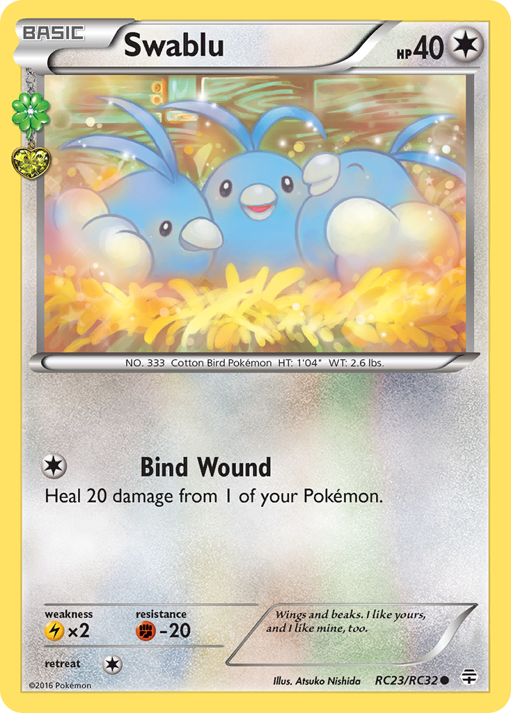 Swablu (RC23/RC32) [XY: Generations] | Good Games North