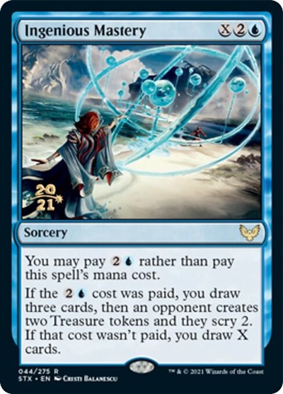 Ingenious Mastery [Strixhaven: School of Mages Prerelease Promos] | Good Games North