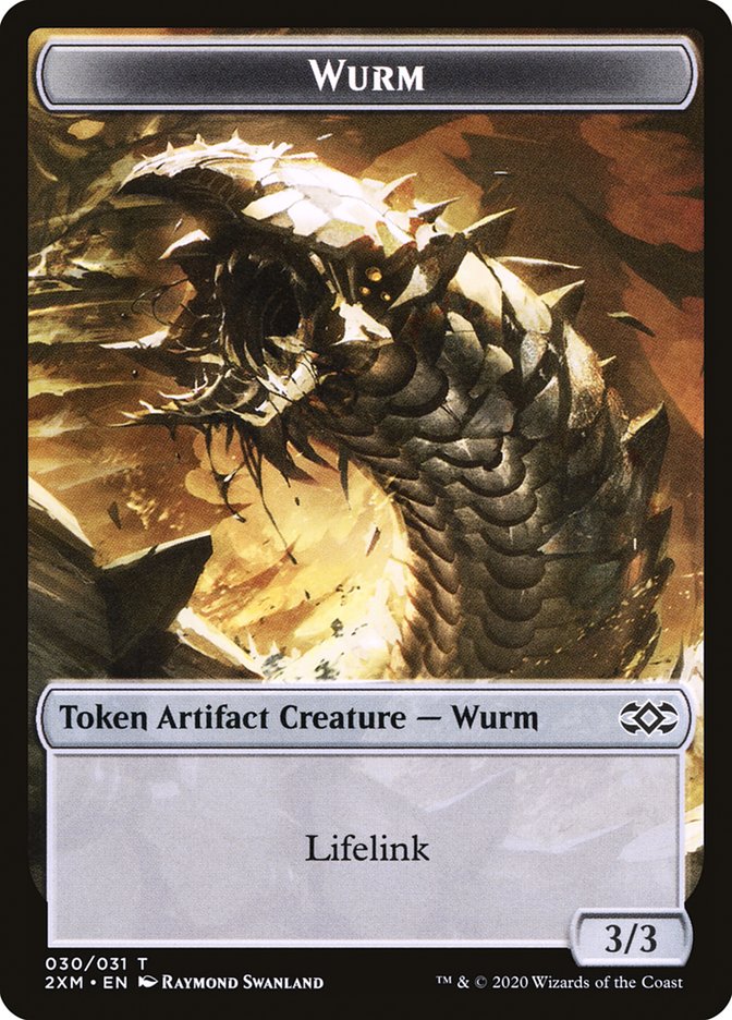 Wurm (030/031) [Double Masters Tokens] | Good Games North