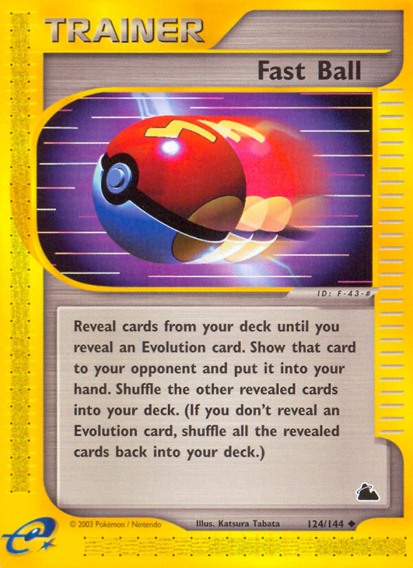 Fast Ball (124/144) [Skyridge] | Good Games North