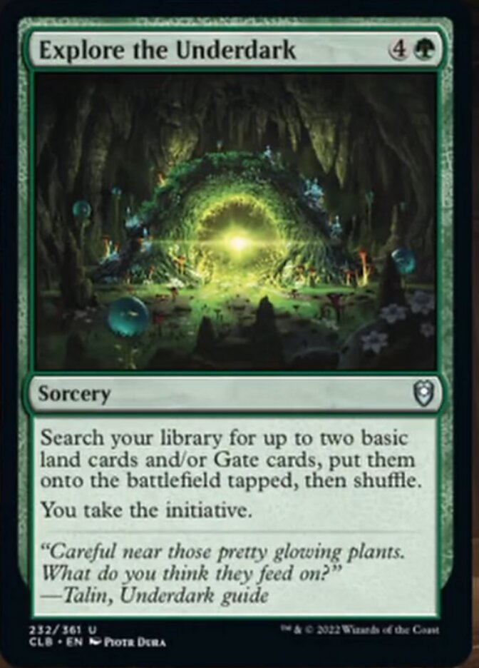 Explore the Underdark [Commander Legends: Battle for Baldur's Gate] | Good Games North