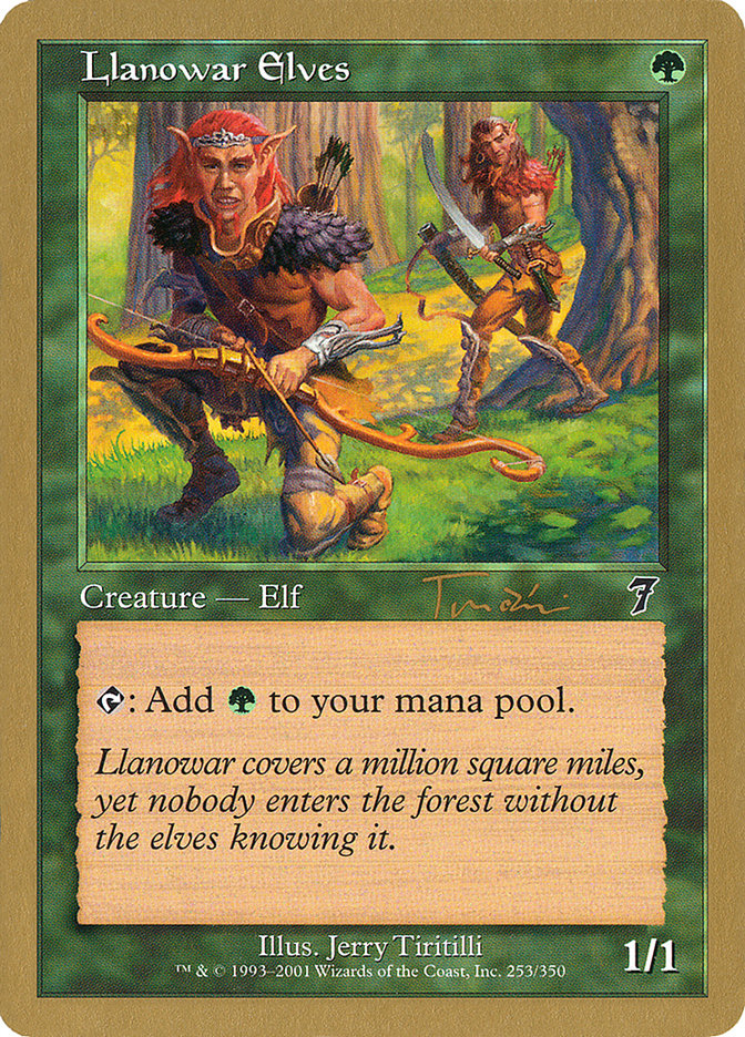 Llanowar Elves (Jan Tomcani) [World Championship Decks 2001] | Good Games North