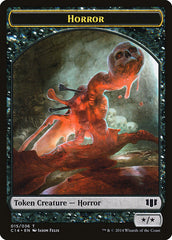 Horror // Zombie (016/036) Double-sided Token [Commander 2014 Tokens] | Good Games North