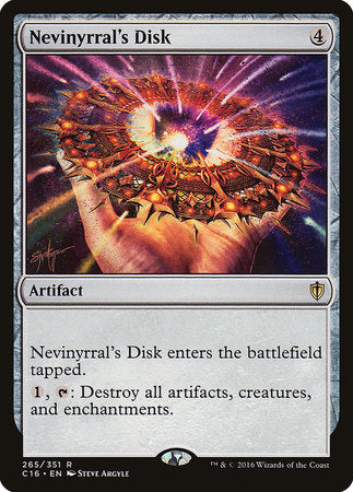 Nevinyrral's Disk [Commander 2016] | Good Games North