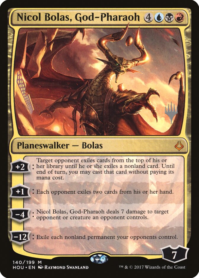 Nicol Bolas, God-Pharaoh (Promo Pack) [Hour of Devastation Promos] | Good Games North