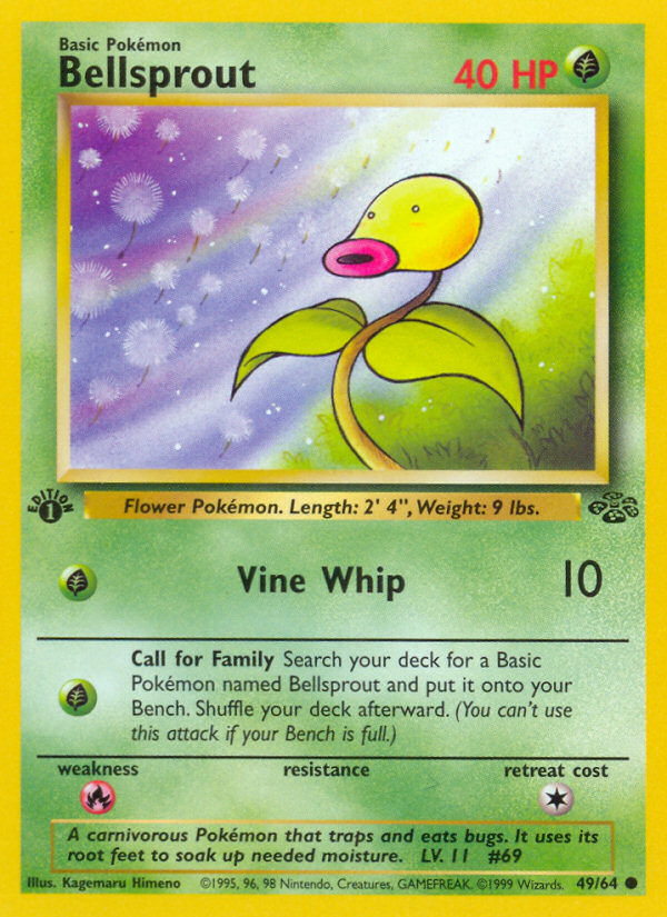 Bellsprout (49/64) [Jungle 1st Edition] | Good Games North