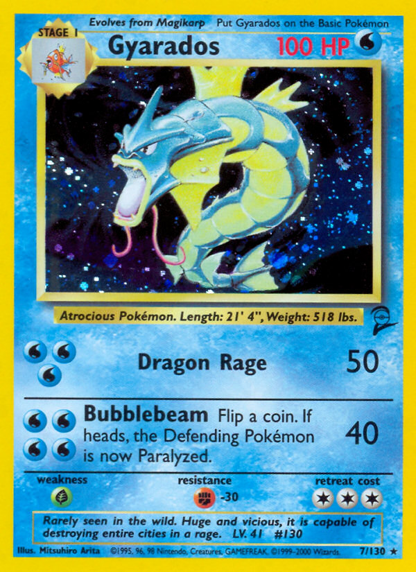 Gyarados (7/130) [Base Set 2] | Good Games North