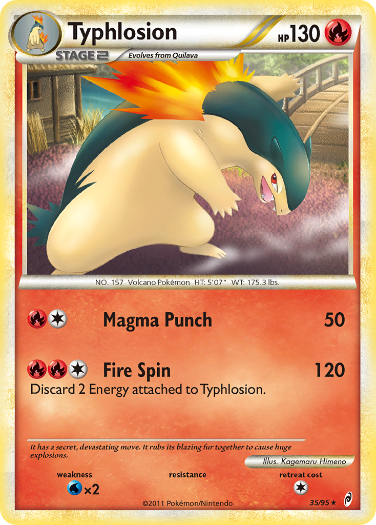 Typhlosion (35/95) [HeartGold & SoulSilver: Call of Legends] | Good Games North