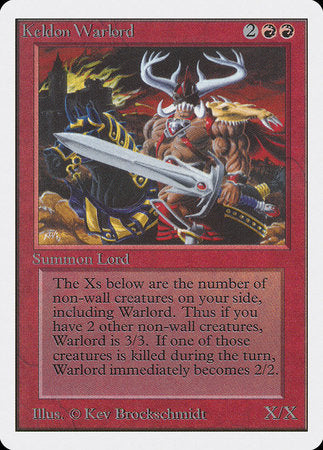 Keldon Warlord [Unlimited Edition] | Good Games North