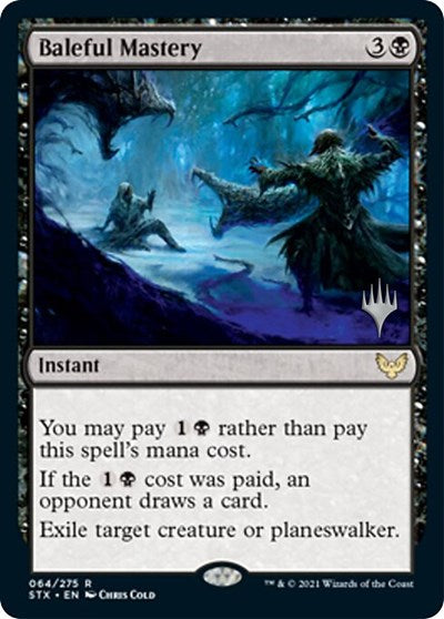 Baleful Mastery (Promo Pack) [Strixhaven: School of Mages Promos] | Good Games North
