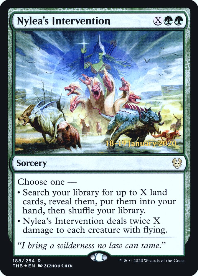 Nylea's Intervention [Theros Beyond Death Prerelease Promos] | Good Games North