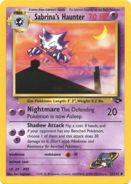 Sabrina's Haunter (55/132) [Gym Challenge Unlimited] | Good Games North
