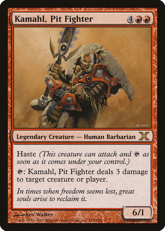 Kamahl, Pit Fighter [Tenth Edition] | Good Games North