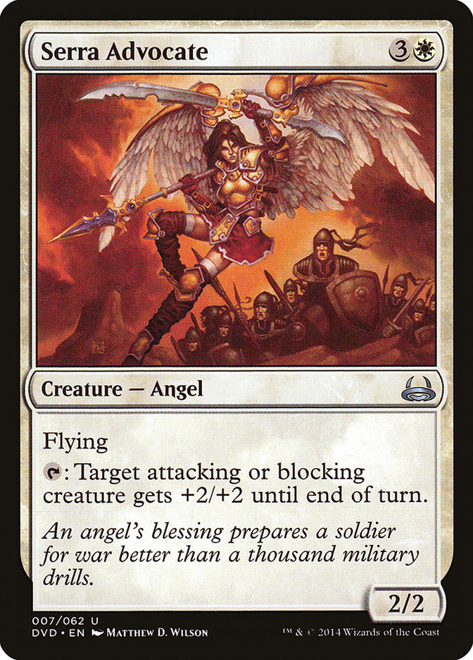 Serra Advocate (Divine vs. Demonic) [Duel Decks Anthology] | Good Games North