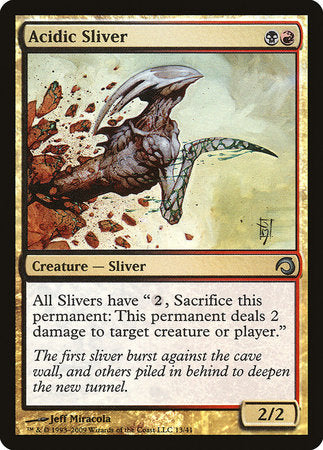 Acidic Sliver [Premium Deck Series: Slivers] | Good Games North