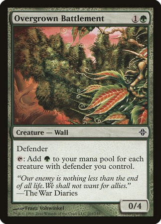 Overgrown Battlement [Rise of the Eldrazi] | Good Games North
