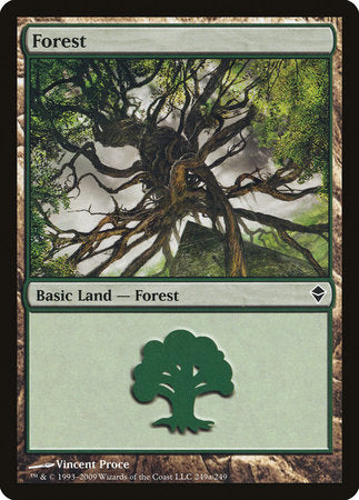 Forest (249a) [Zendikar] | Good Games North