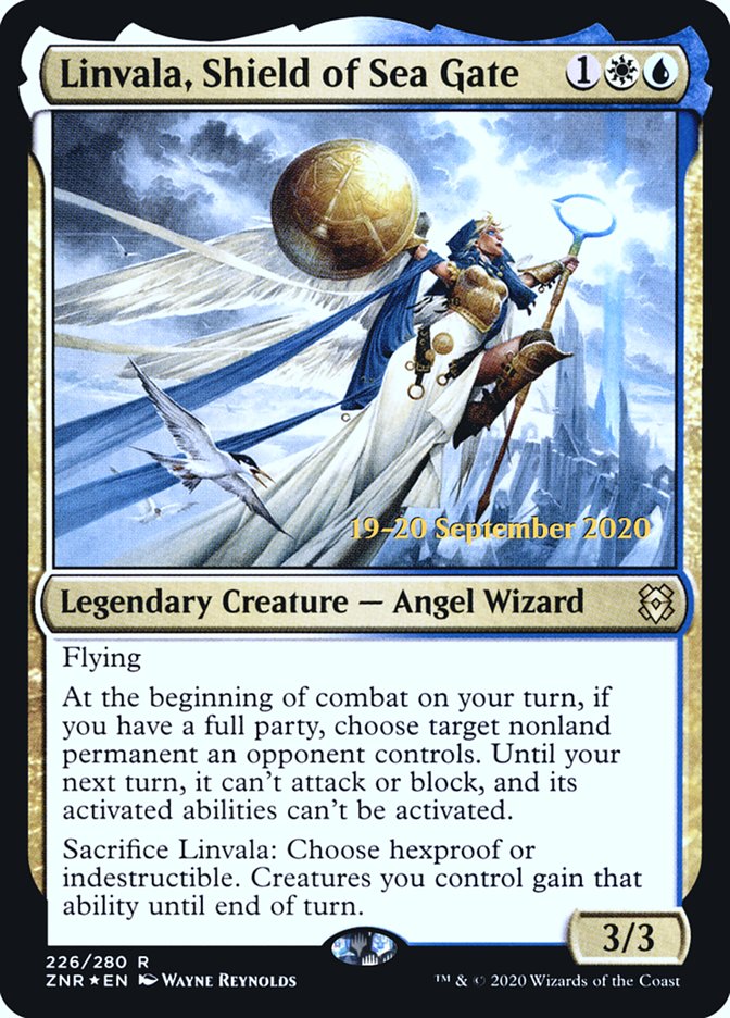 Linvala, Shield of Sea Gate  [Zendikar Rising Prerelease Promos] | Good Games North