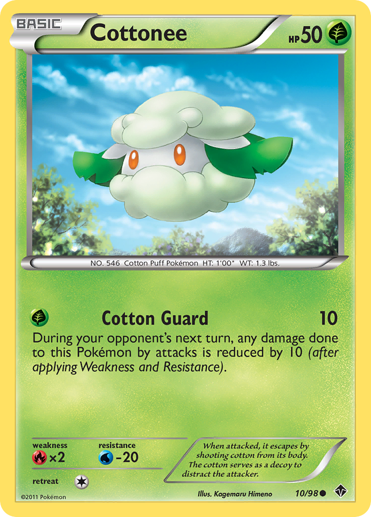 Cottonee (10/98) [Black & White: Emerging Powers] | Good Games North