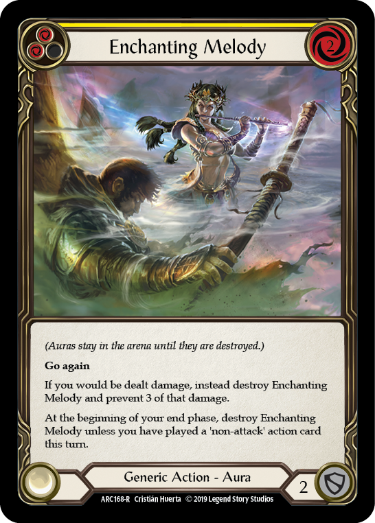Enchanting Melody (Yellow) [ARC168-R] 1st Edition Rainbow Foil | Good Games North