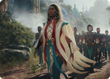 Queen Kayla bin-Kroog Art Card [The Brothers' War Art Series] | Good Games North