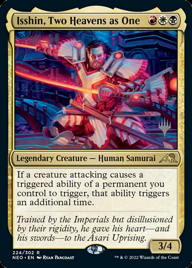 Isshin, Two Heavens as One (Promo Pack) [Kamigawa: Neon Dynasty Promos] | Good Games North